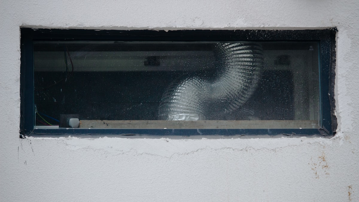 Interior wall in a renovated living space suited to a wall furnace